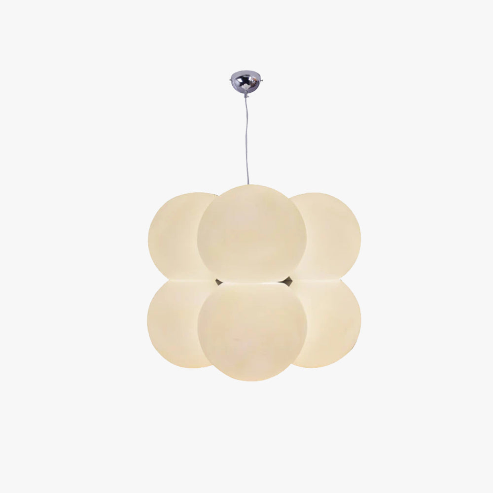 Valentina Minimaliste Sphère Suspension Blanc Métal/Acrylique Salle À Manger - Neutralighting
