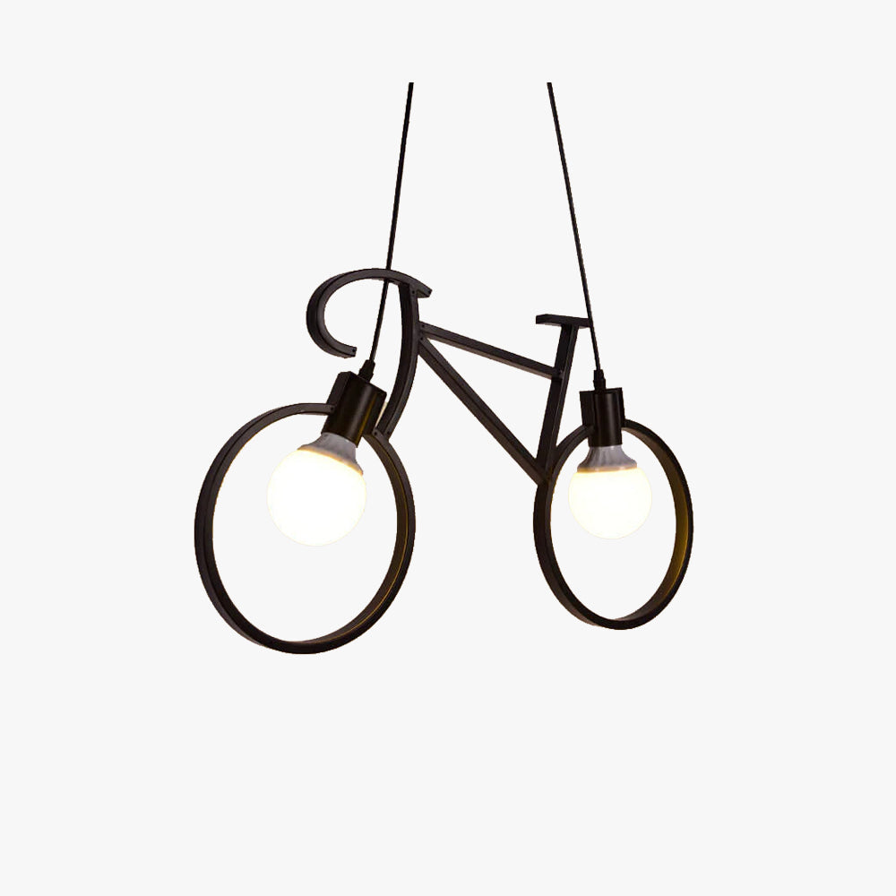 Mira Moderne Créatif Forme De Bicyclette LED Suspension Métal Salon - Neutralighting