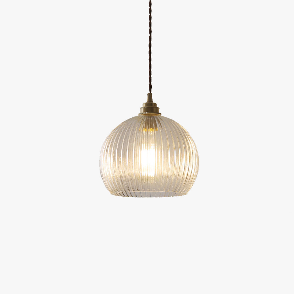 Valentina Minimaliste Sphère Métal/Verre LED Suspension Blanc/Transparent - Neutralighting