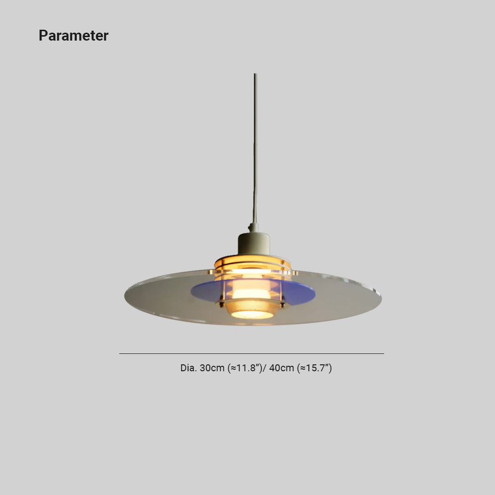 Valentina Minimalisme LED Suspension Métal/Verre/Acrylique Chambre À Coucher/Salon - Neutralighting