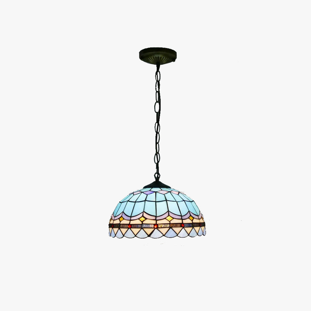 Tiffany Rétro LED Suspension Métal Verre Salle À Manger/Salon - Neutralighting