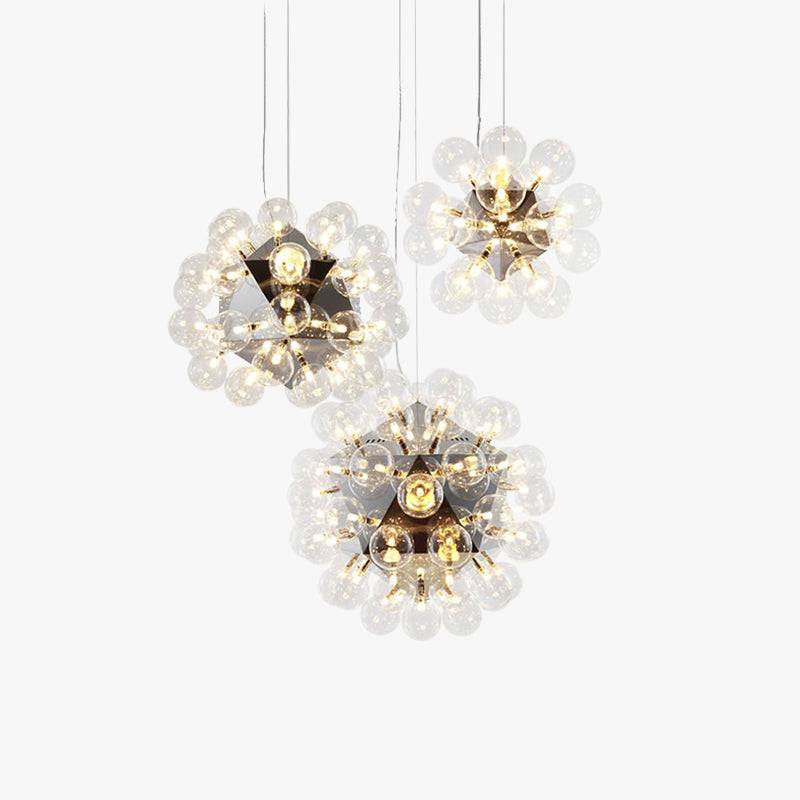 Silva Moderne LED Suspension Métal Verre Chambre À Coucher/Salon - Neutralighting