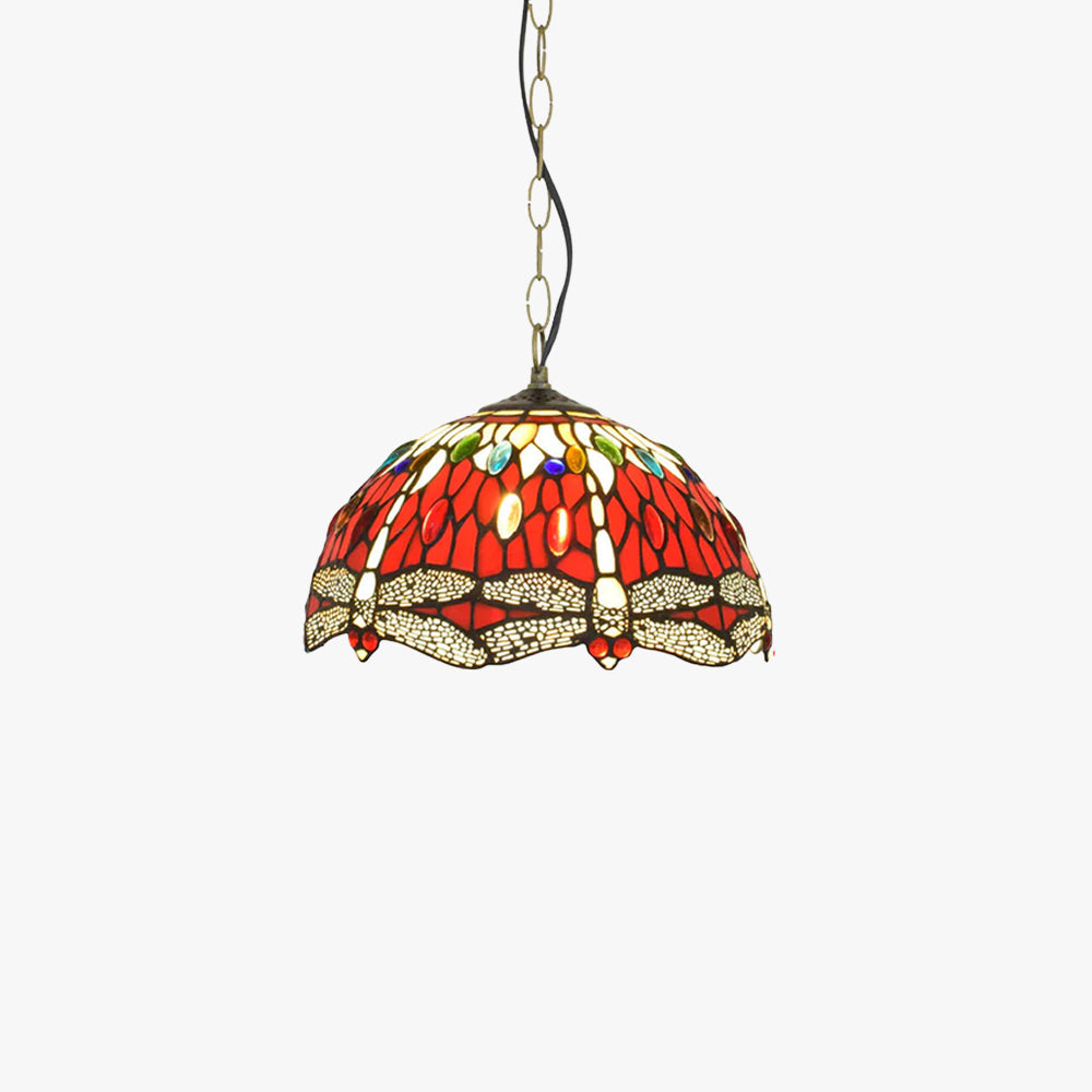 Tiffany Vintage LED Suspension Verre Chambre À Coucher/Salon - Neutralighting