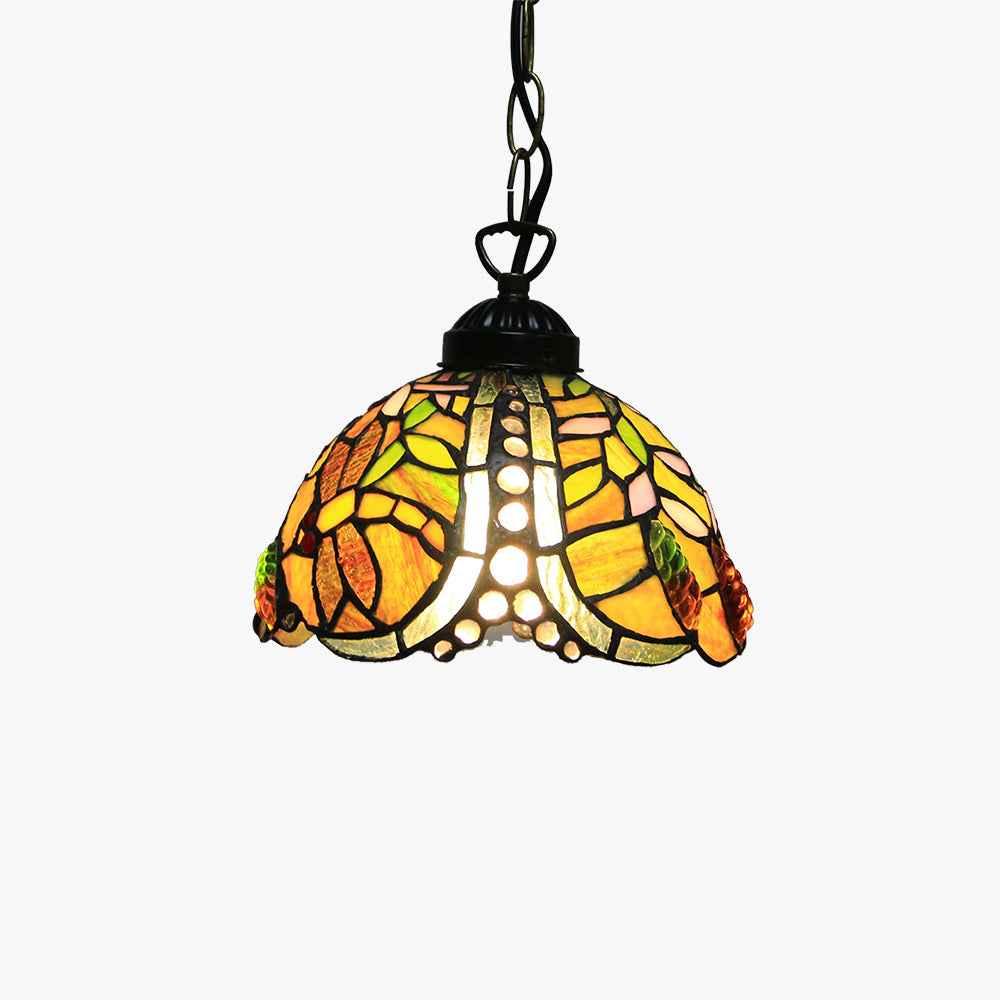 Tiffany Cottage LED Suspension Métal Verre Chambre À Coucher/Salon - Neutralighting