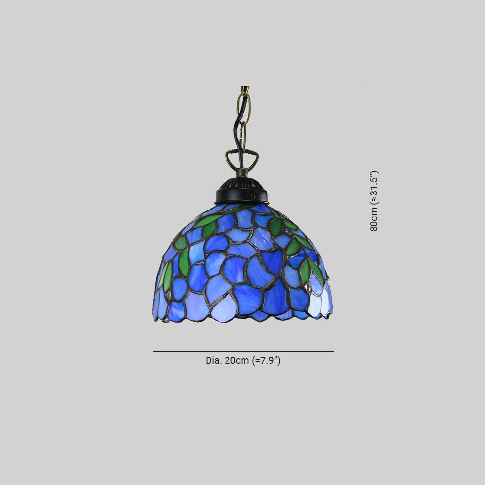 Tiffany Cottage LED Suspension Métal Verre Chambre À Coucher/Salon - Neutralighting