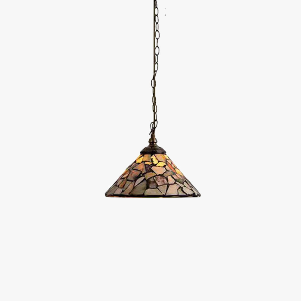 Tiffany Vintage LED Suspension Métal Verre Chambre À Coucher/Salon - Neutralighting