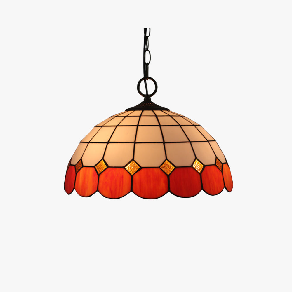 Tiffany Luxe Vintage Suspension Gemme Verre Chambre À Coucher/Salon - Neutralighting
