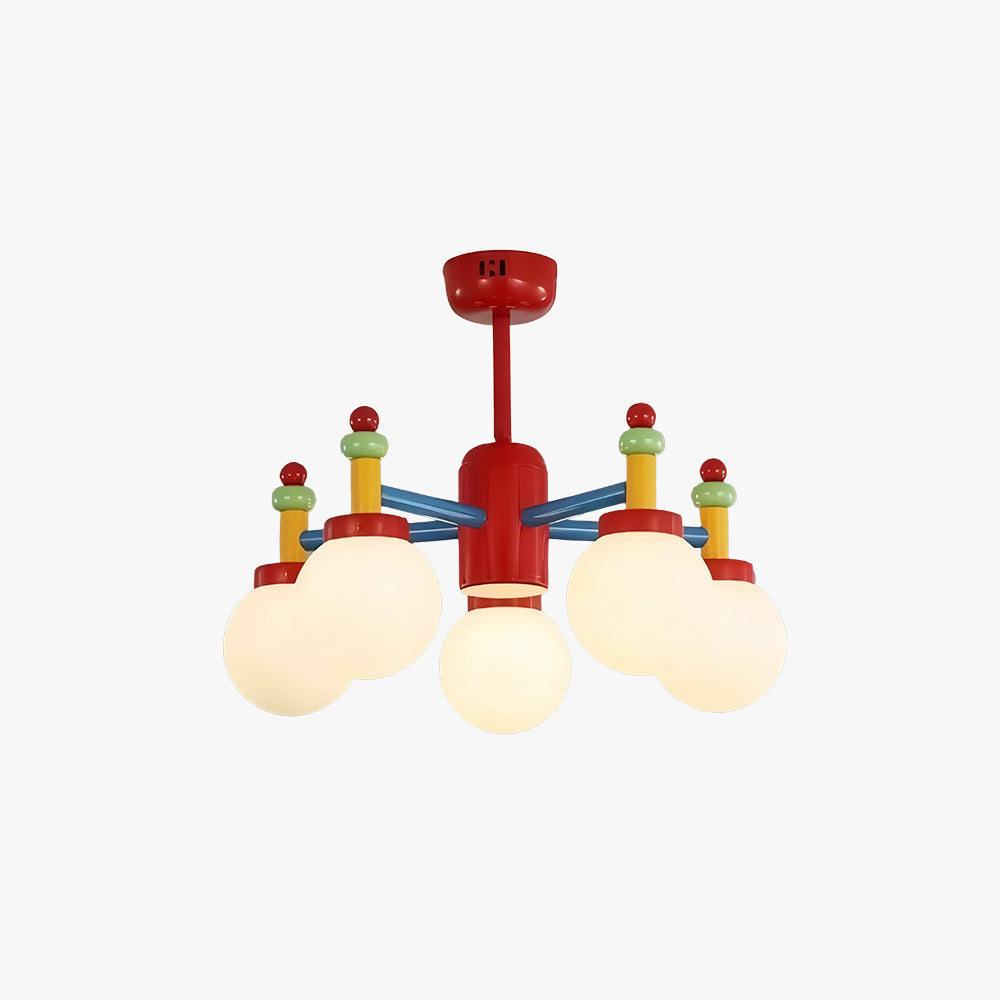 Valentina Lustre Vintage Mélangé Coloré Métal Chambre D'enfant