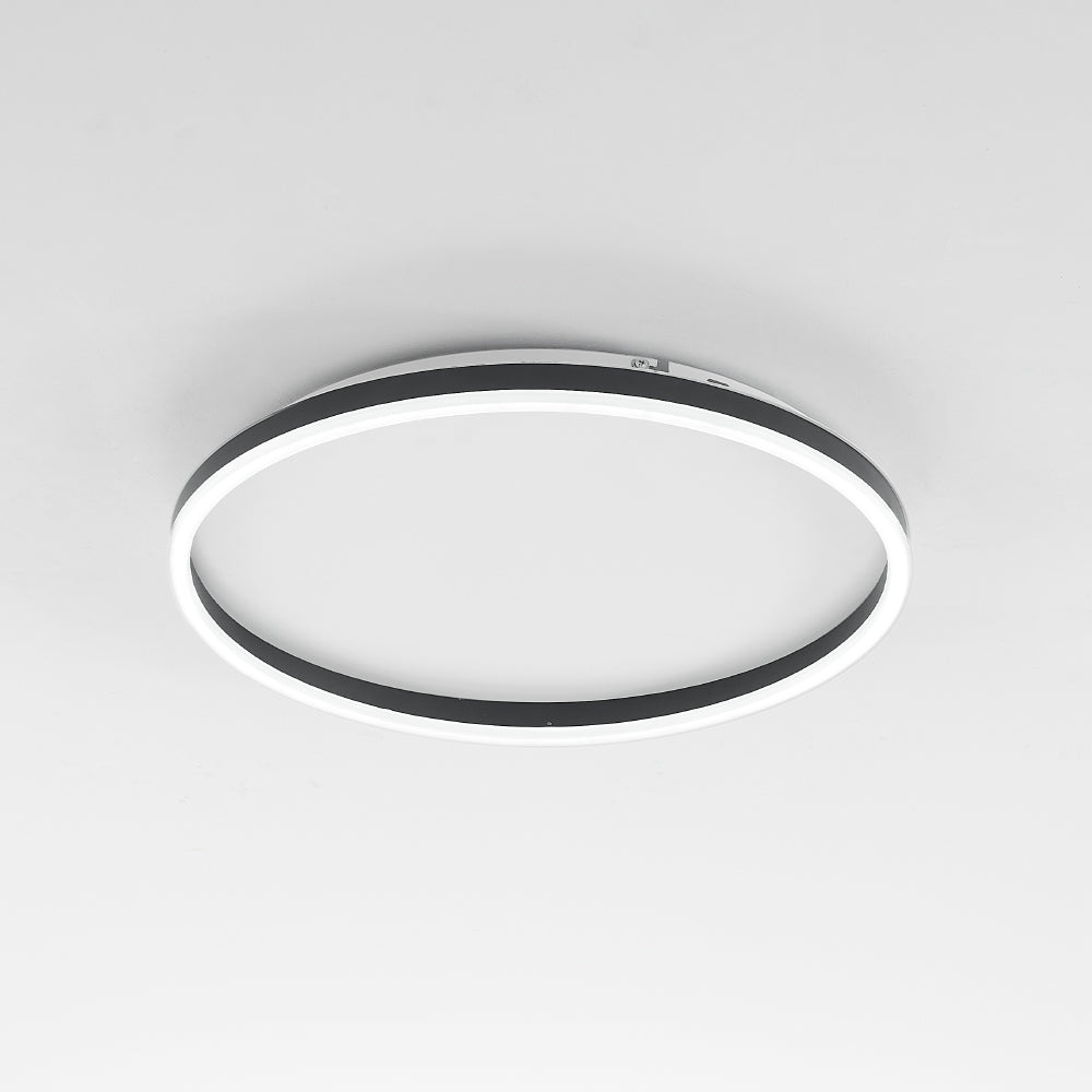 Arisha Plafonnier Anneau Simple Moderne Métal Noir/Blanc/Doré Salon/Salle à Manger - Neutralighting