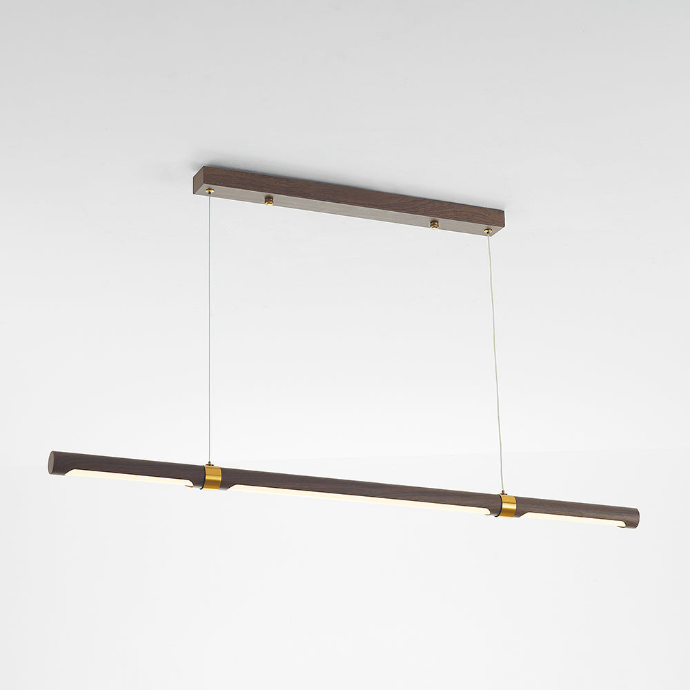 Muto Design Italien Luminaires Suspensions Linéaire Rustique Métal/Acrylique Bois Cuisine/Chambre - Neutralighting