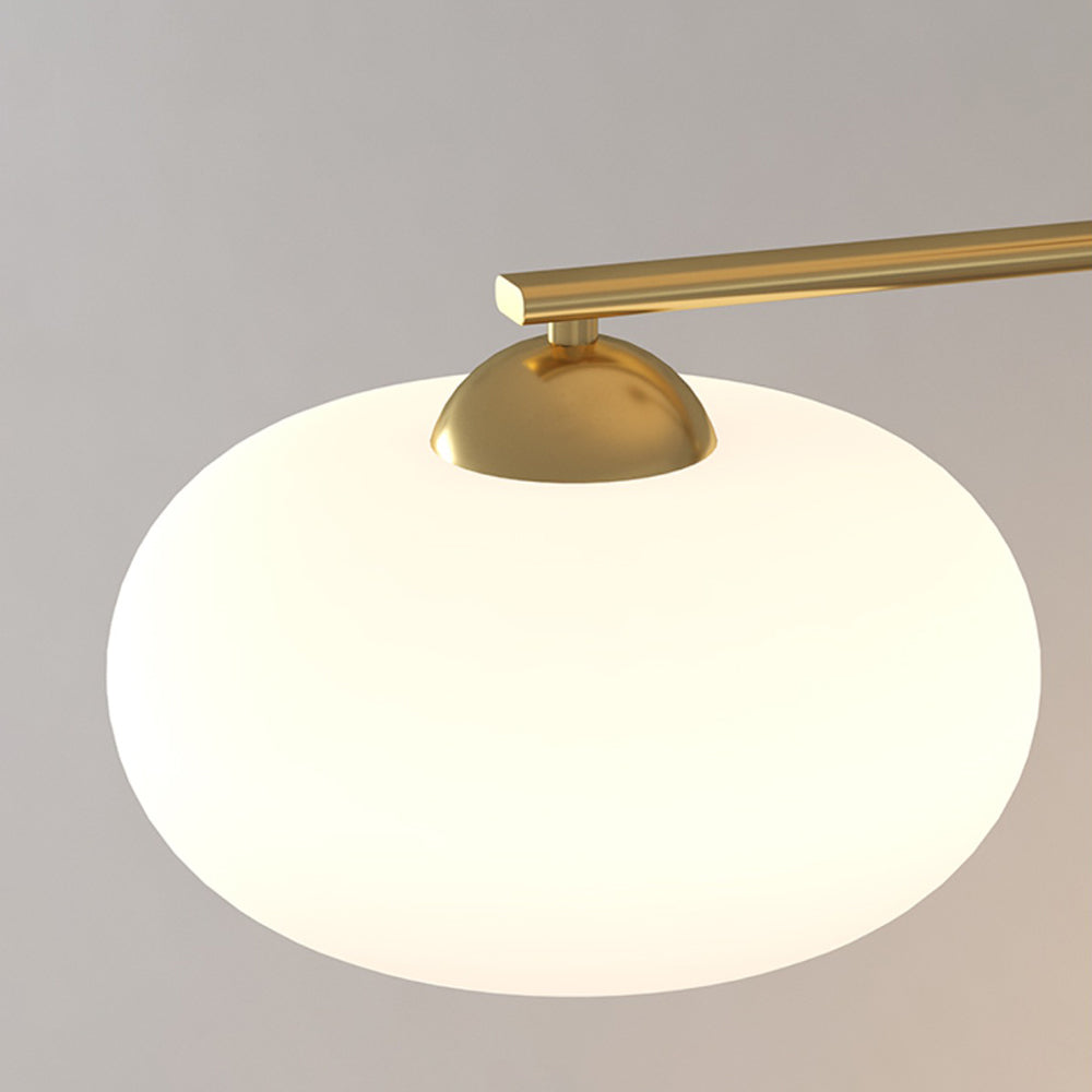 Valentina Suspension Multi Moderne, Verre/Metal, Blanc, Salon - Neutralighting