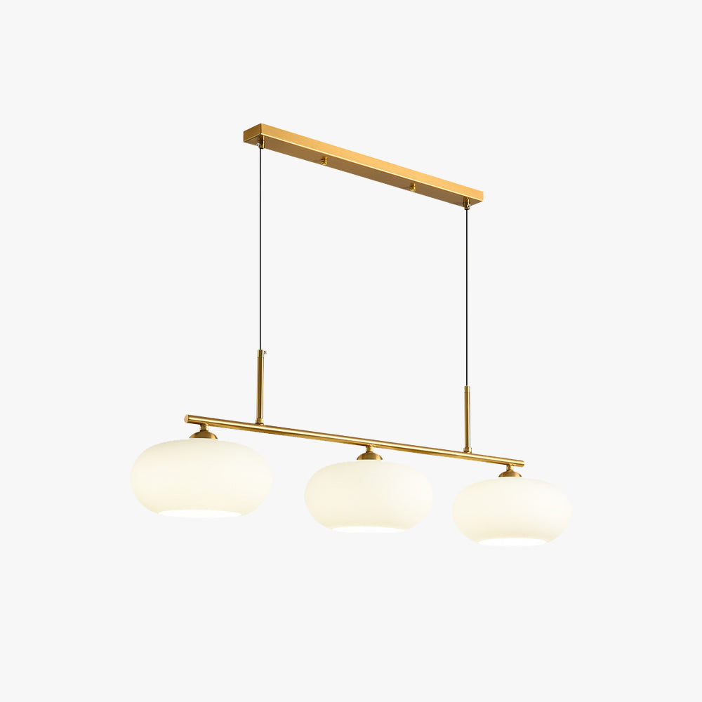 Valentina Suspension Multi Moderne, Verre/Metal, Blanc, Salon - Neutralighting