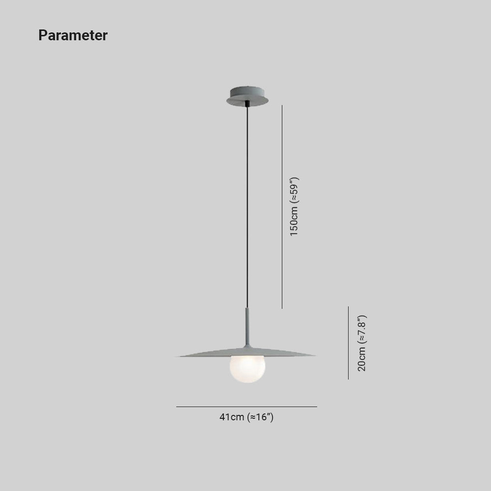 Arisha Suspension Dôme Moderne, Métal /Verre, Noir/Blanc/Grise, Chambre - Neutralighting