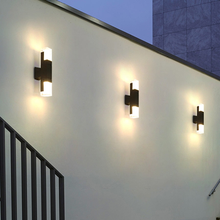 Gaela Applique Murale Rectangulaire Moderne Noir. Couloir - Neutralighting