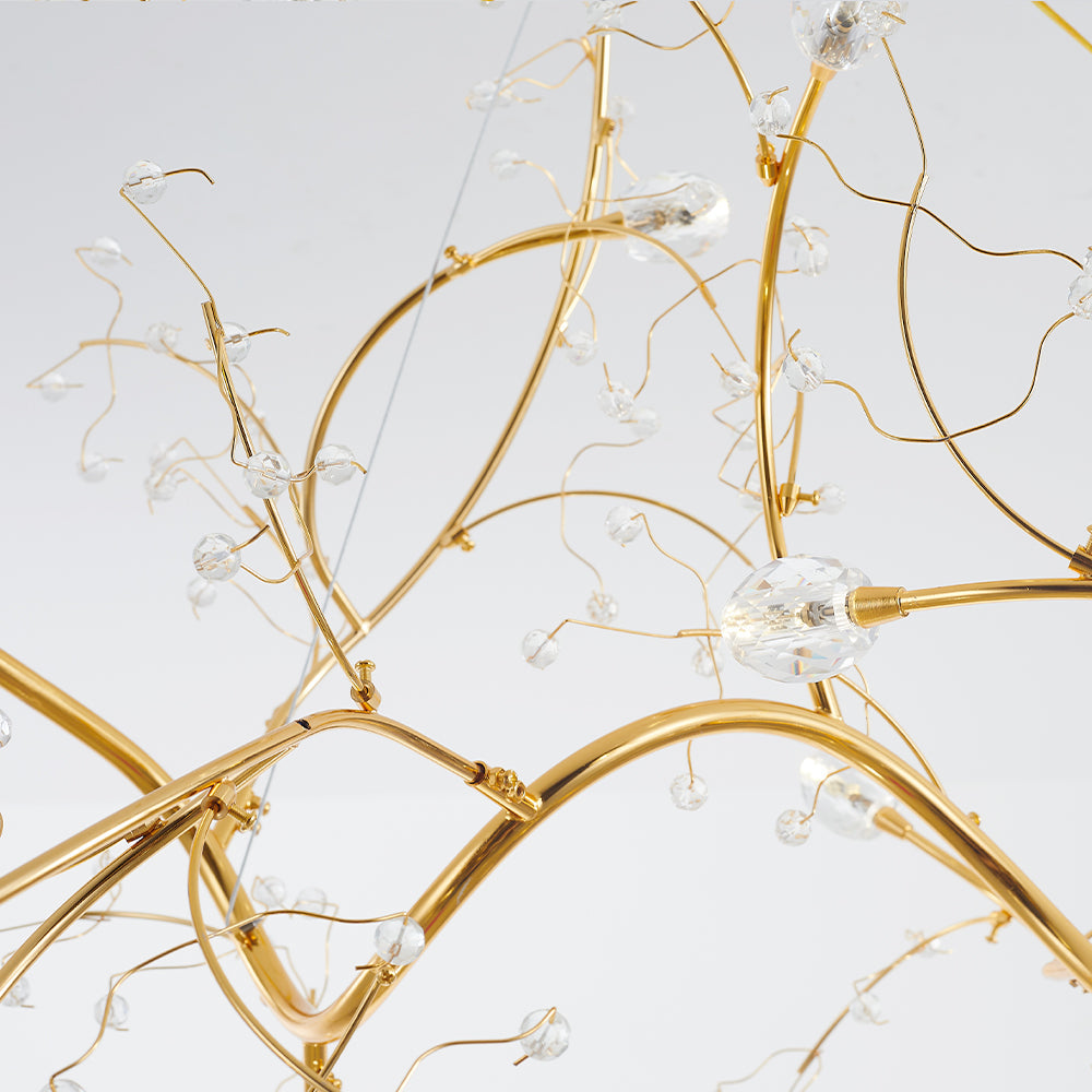 Olivia Art Suspension Cristal Salon Chambre à Coucher - Neutralighting
