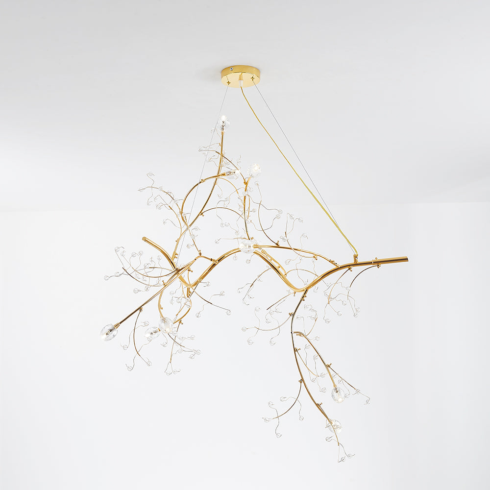 Olivia Art Suspension Cristal Salon Chambre à Coucher - Neutralighting