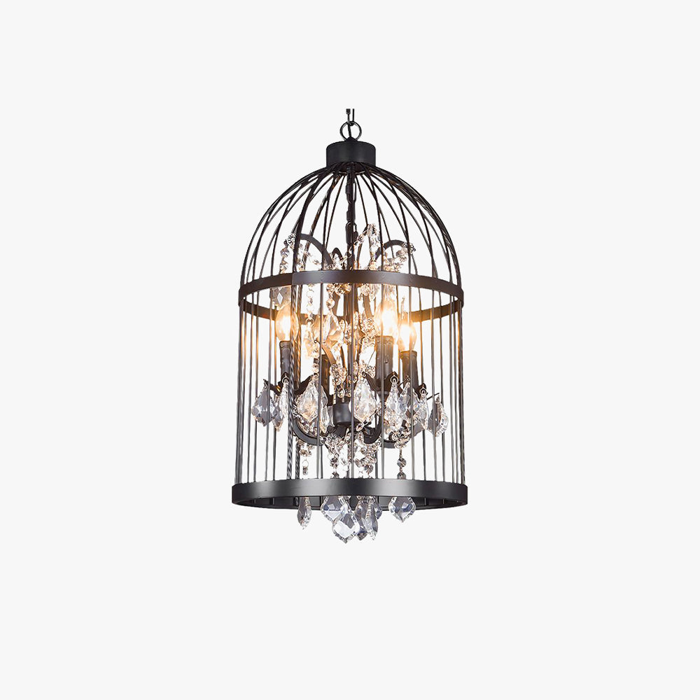 Arisha Industrie LED Suspension Noir Blanc Métal Chambre à coucher - Neutralighting