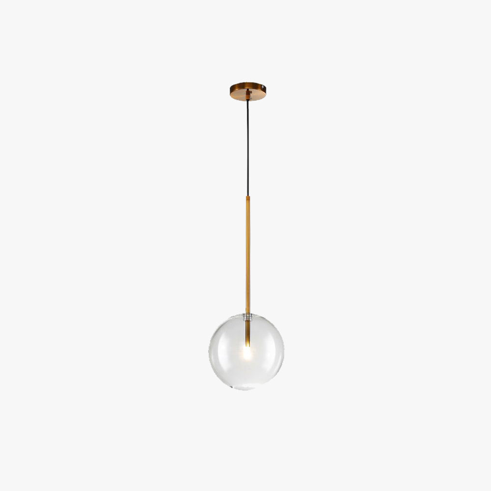 Valentina Glass Bulb LED Suspension Or Métal Verre Chambre à coucher - Neutralighting
