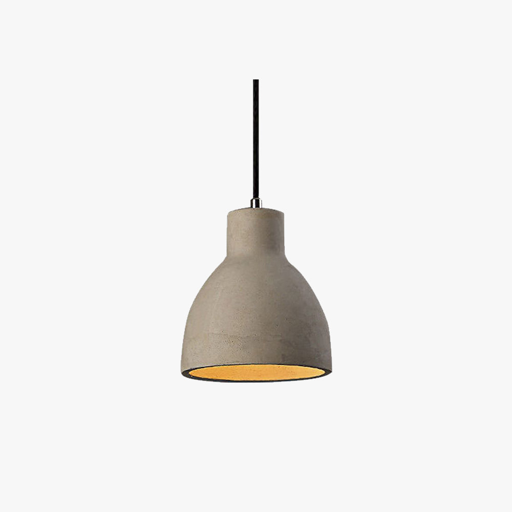 Avi Dôme LED Suspension Gris Fumé Chambre Métal/Ciment Chambre à coucher - Neutralighting