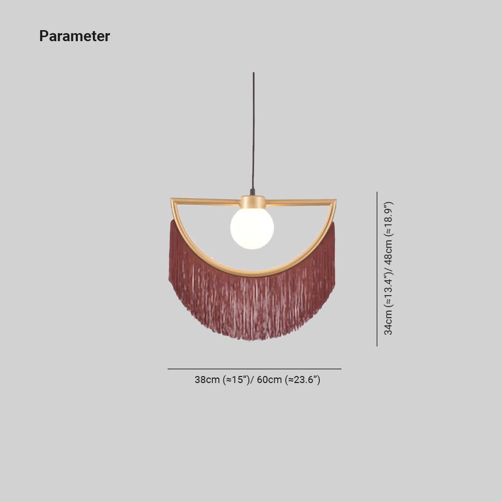 Aria Design Suspension Jaune/Vert/Rose/Café Métal/Tissu Chambre à coucher - Neutralighting