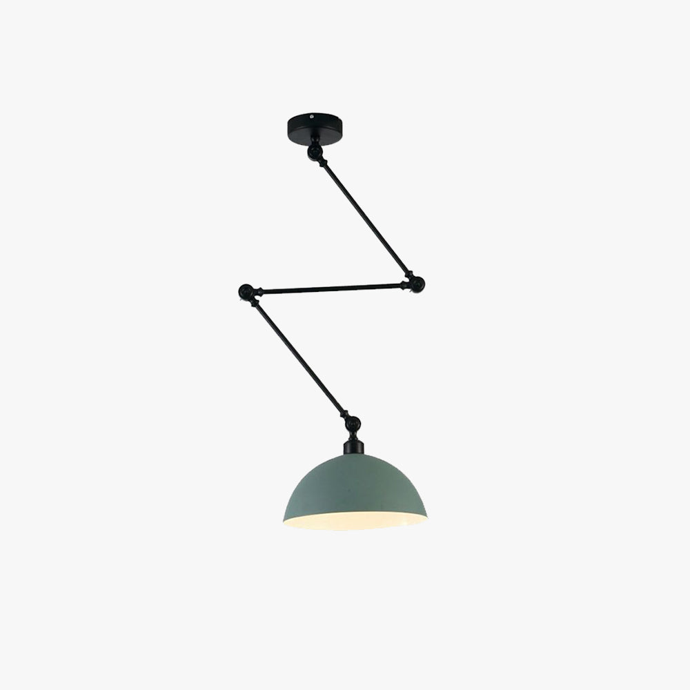 Aria Dôme Moderne LED Suspension Noir/Vert Métal Chambre à coucher - Neutralighting