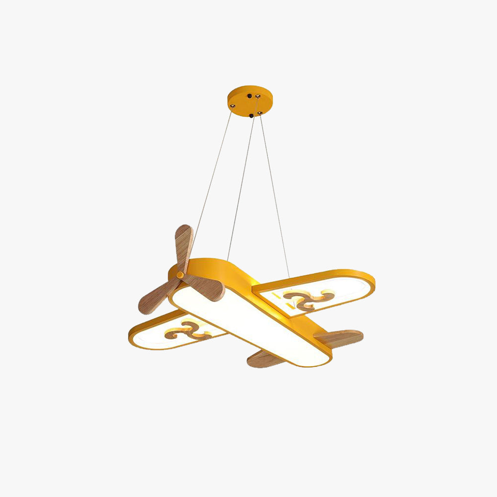 Aria Moderne LED Suspension Jaune/Bleu Métal/Acrylique Salon - Neutralighting