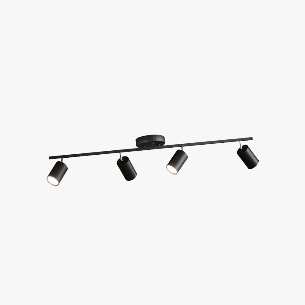 Arisha Moderne LED Plafonnier Blanc Noir Métal Salon Chambre à coucher - Neutralighting