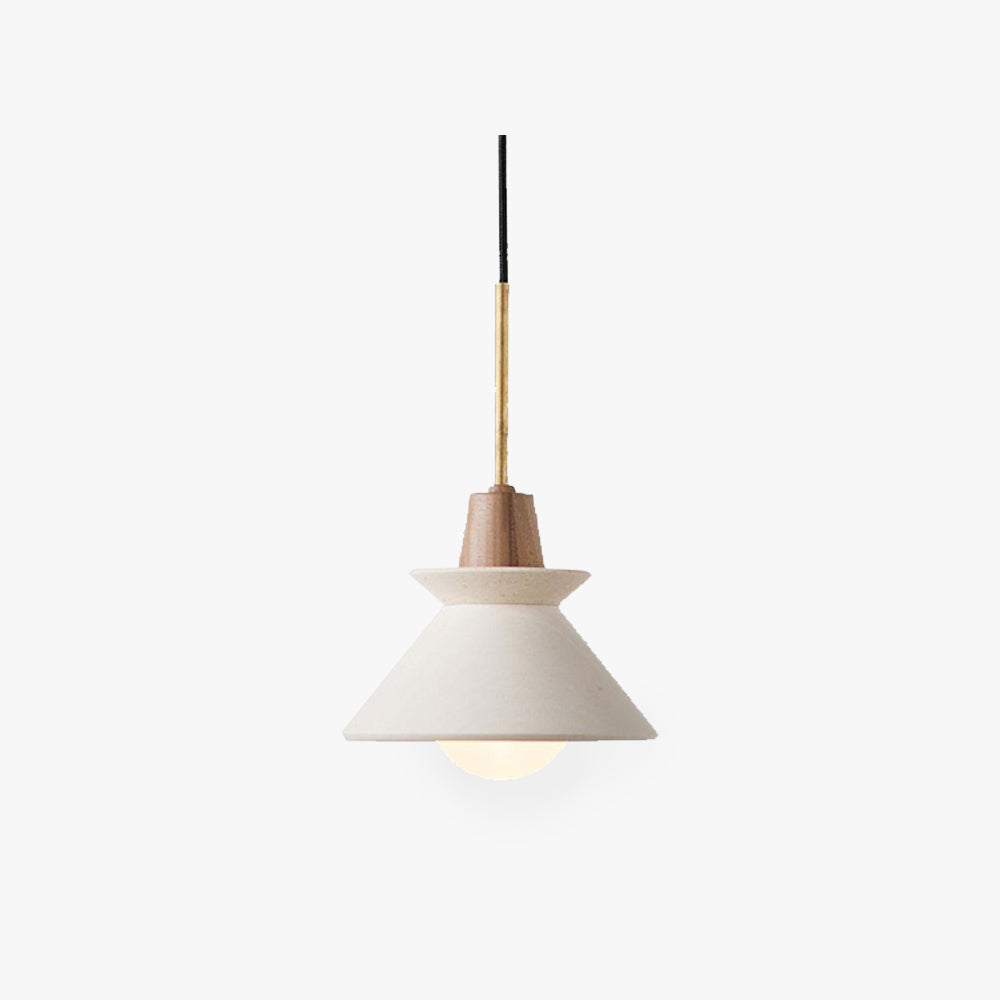 Muto Moderne LED Suspension Blanc Métal Ciment Salon Chambre à Coucher - Neutralighting