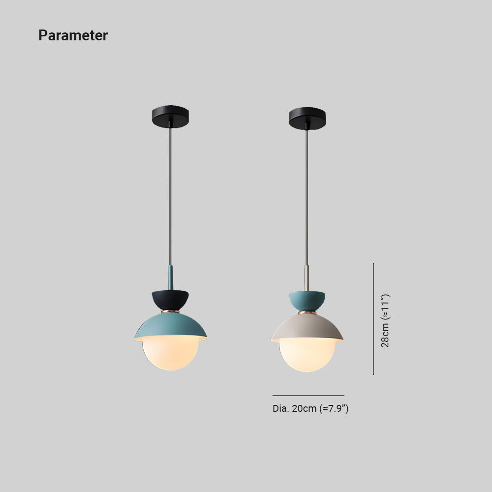 Arisha LED Coloré Métal Suspension Chambre à Coucher Salon - Neutralighting
