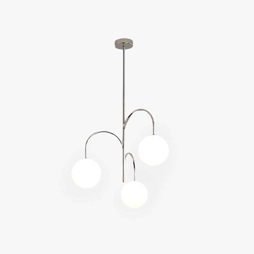 Valentina Suspension Multi Moderne, Metal/Verre, Blanc, Chambre - Neutralighting