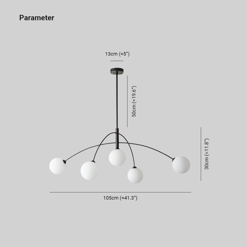 Valentina Lustre Minimaliste, Metal/Verre, Noir/Or, Salon - Neutralighting