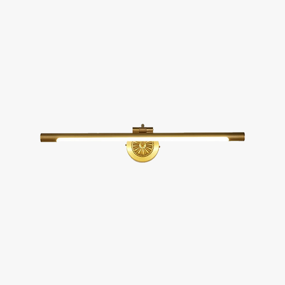 Tiffany Applique de Vanité Linéaire Moderne, Métal/Acrylique, Or, Salle de Bain - Neutralighting