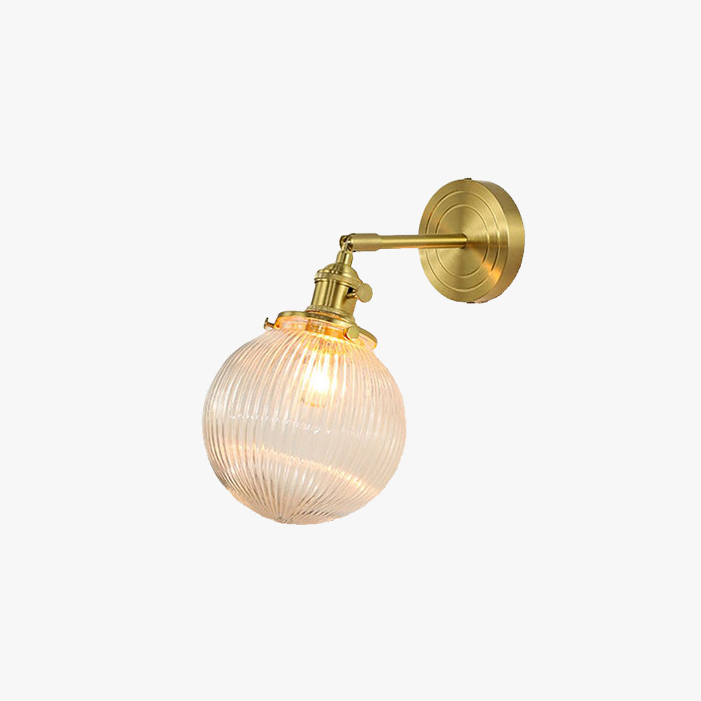 Valentina Applique Murale Boule/Fleur Luxe, Métal/Verre, Salle à Manger - Neutralighting