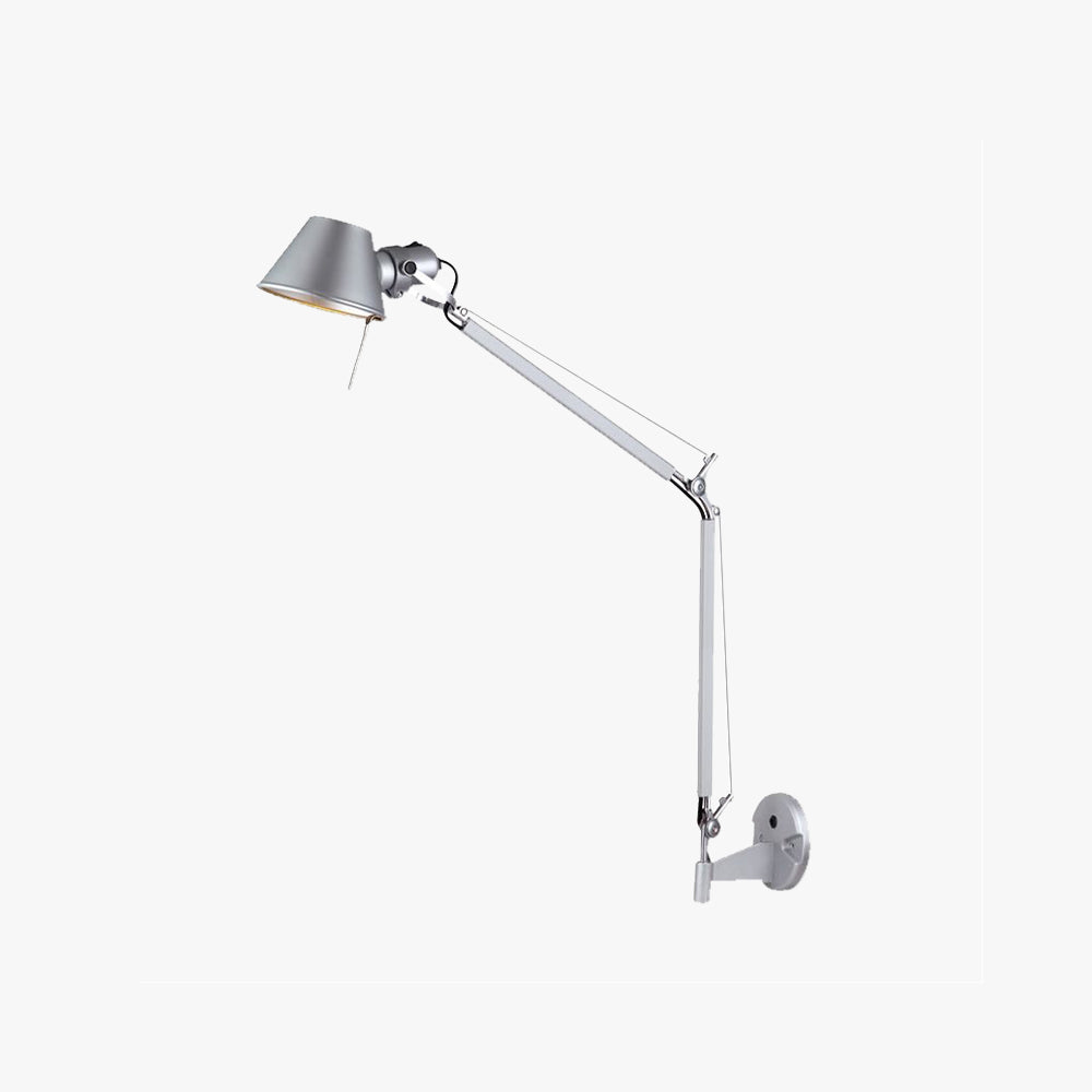 Epoch Applique Murale Réglable Industrielle, Argent, Bureau