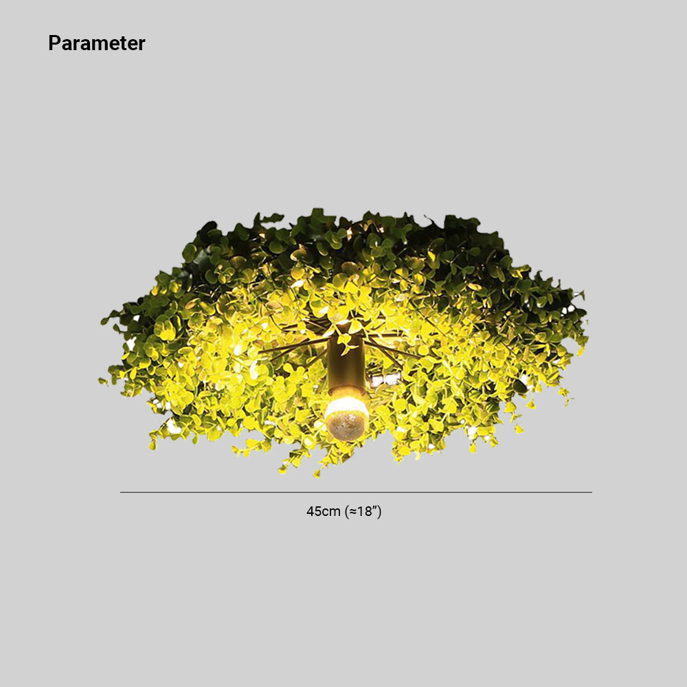 Arko Plafonnier Touffe d'Herbe Vintage. Herbe Artificiel. Vert. Salon - Neutralighting