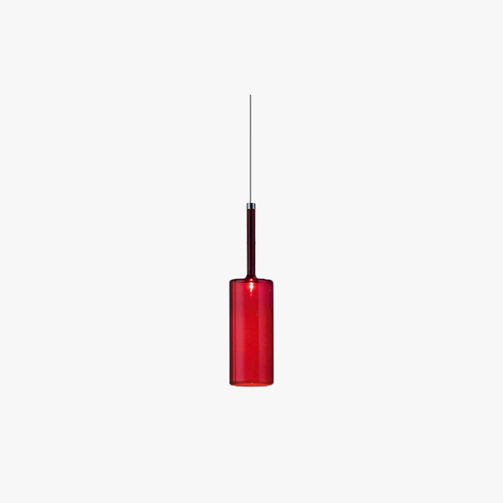 Priya Lustre Suspension Moderne Minimaliste Verre Clair/Gris Bar - Neutralighting