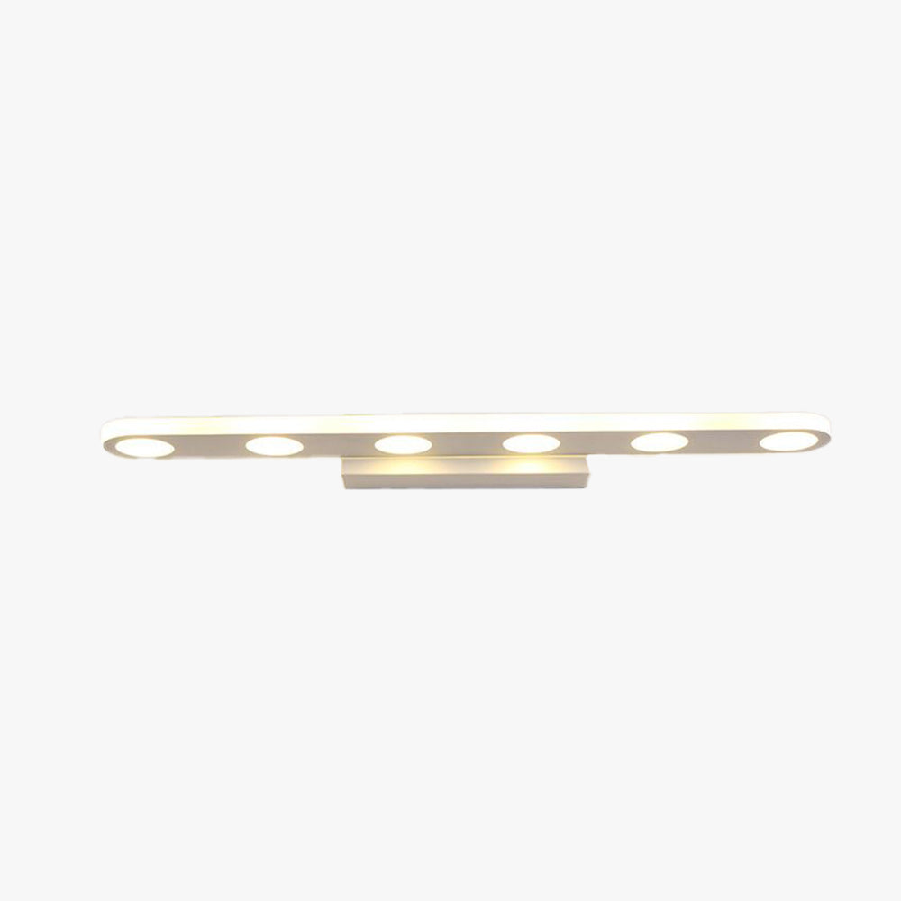 Arisha Applique Murale Ronde Scandivane, Métal/Acrylique, Blanc, Salle de Bain - Neutralighting