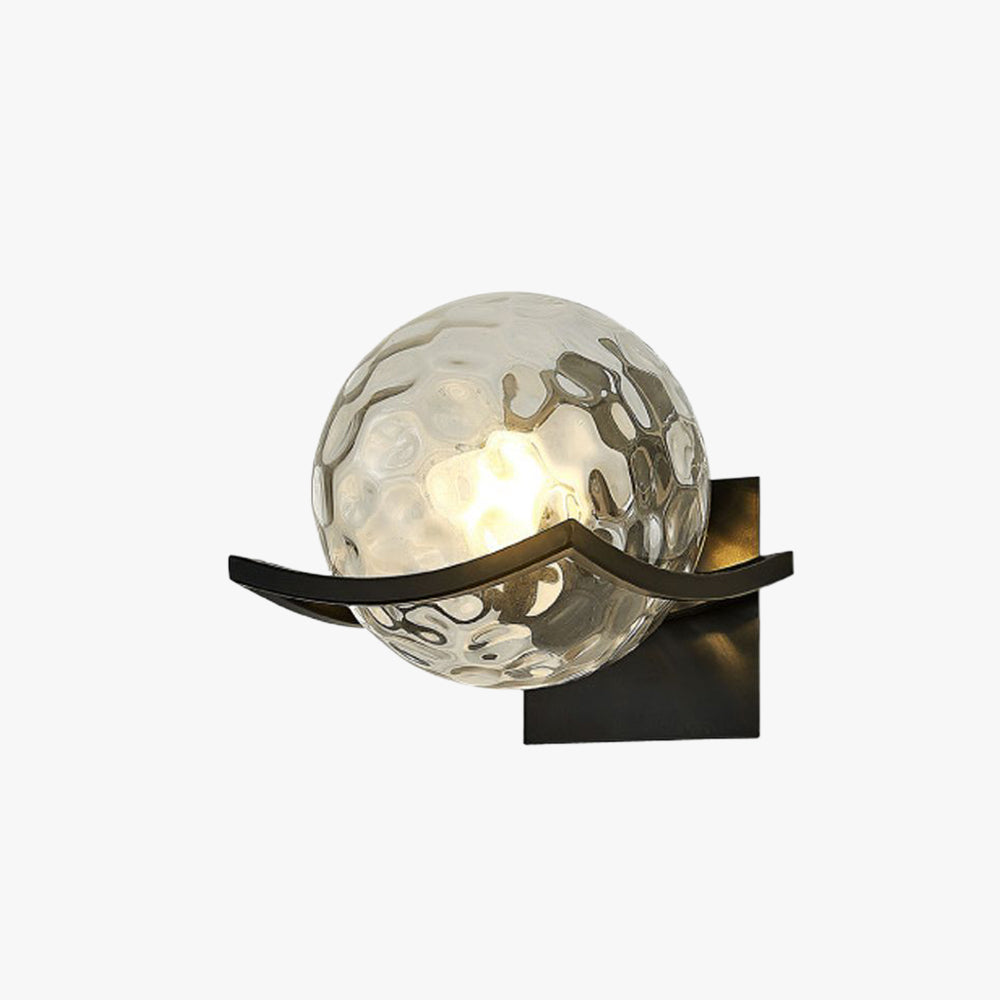 Valentina Applique Murale Boule Luxe, Verre/Métal, Chambre à Coucher - Neutralighting