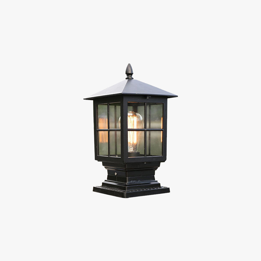 Silva Lampe de Poteau en forme de Lanterne, L 35CM