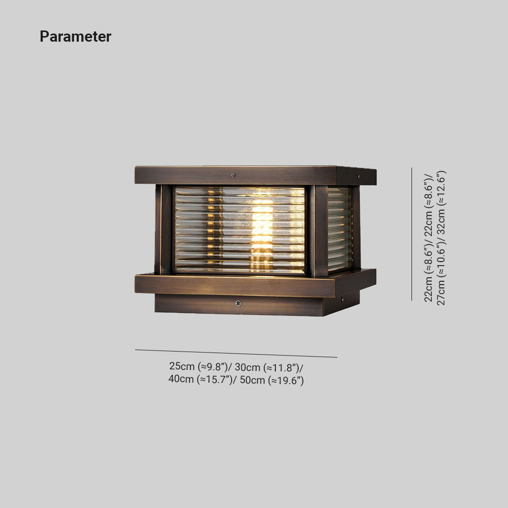 Ray Lampe de Poteau, 3 Couleur, L 25/30/40/50CM