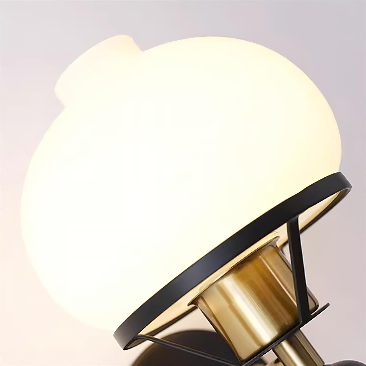 Aurum Applique Murale Noire Avec Interrupteur À Chaînette - Neutralighting