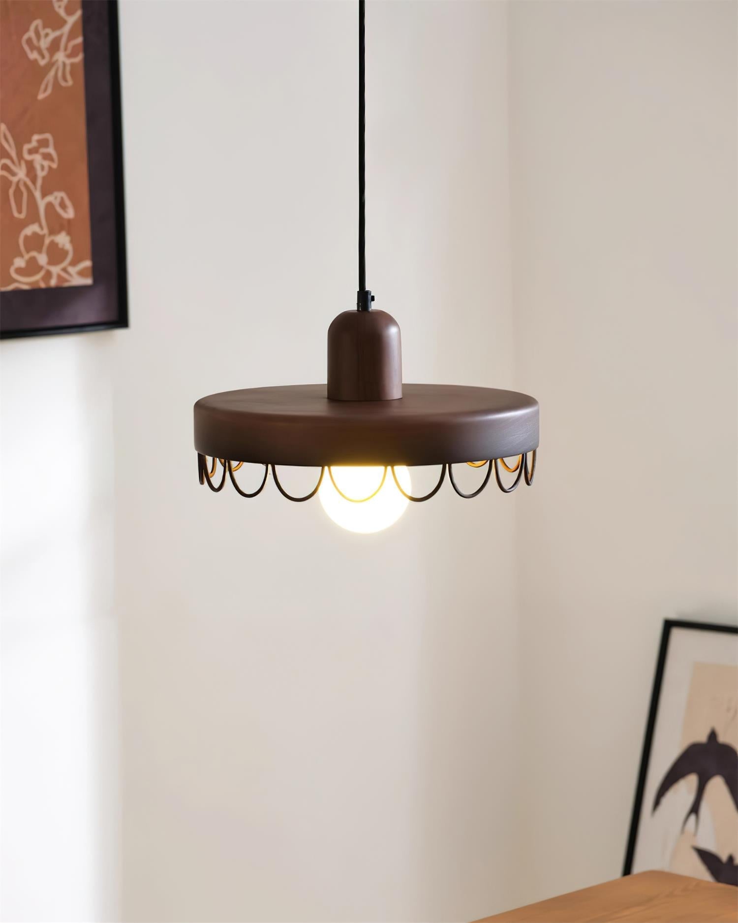 Balton Pendant Lamp Wooden Curved Minimalist - Letslighting