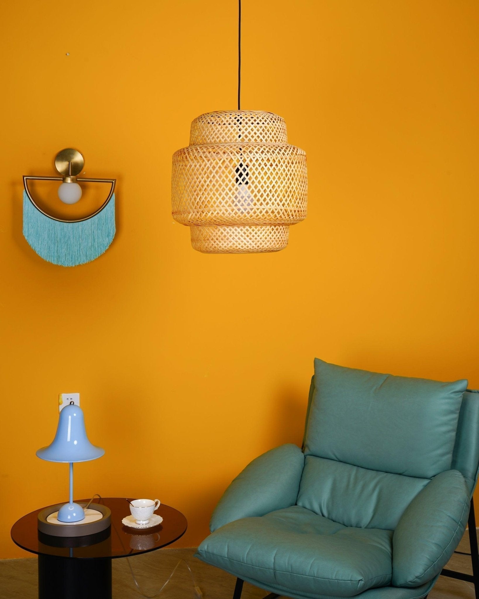 Bamboo Pendant Light - Blowlighting