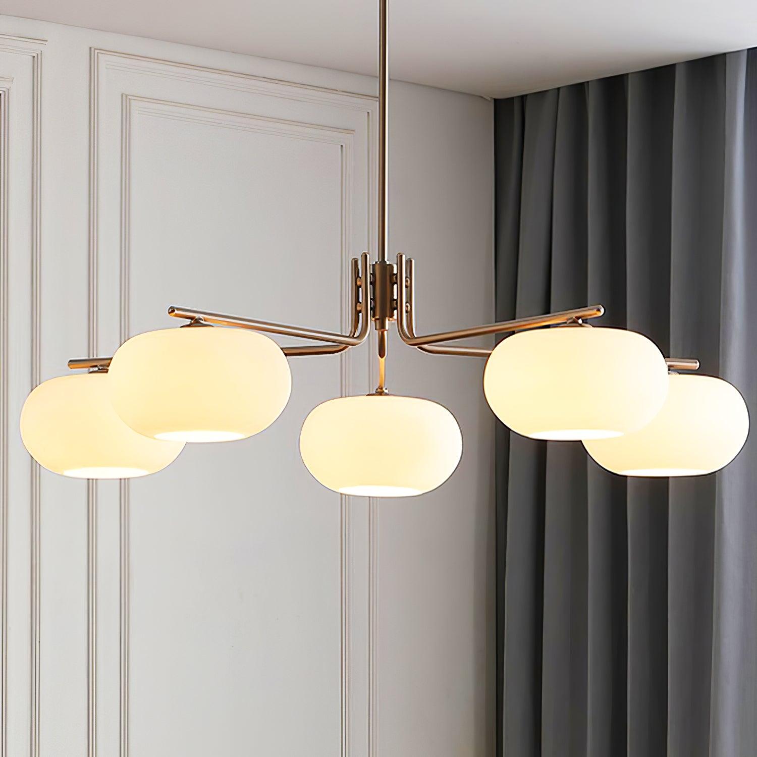 Lustra Chandelier Industriel 5-Luminaires Moderne - Neutralighting