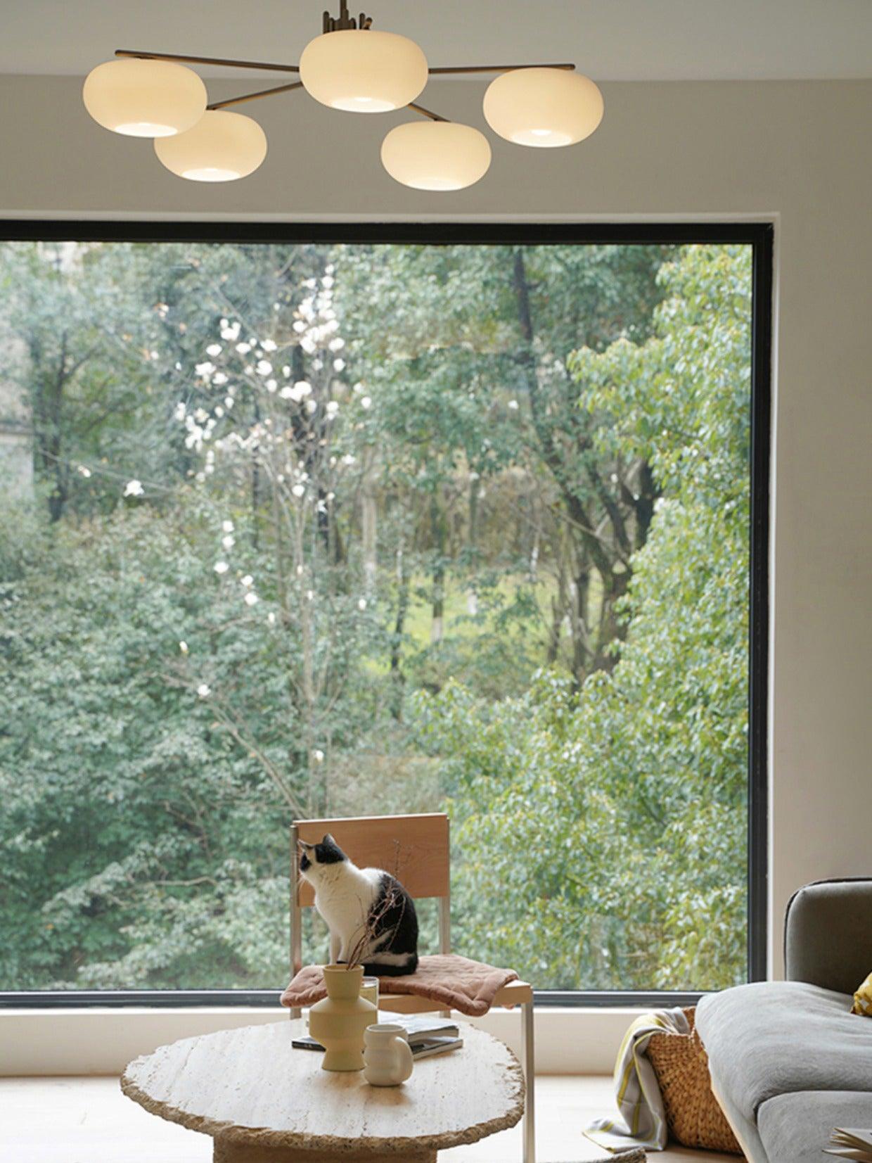 Lustra Chandelier Industriel 5-Luminaires Moderne - Neutralighting