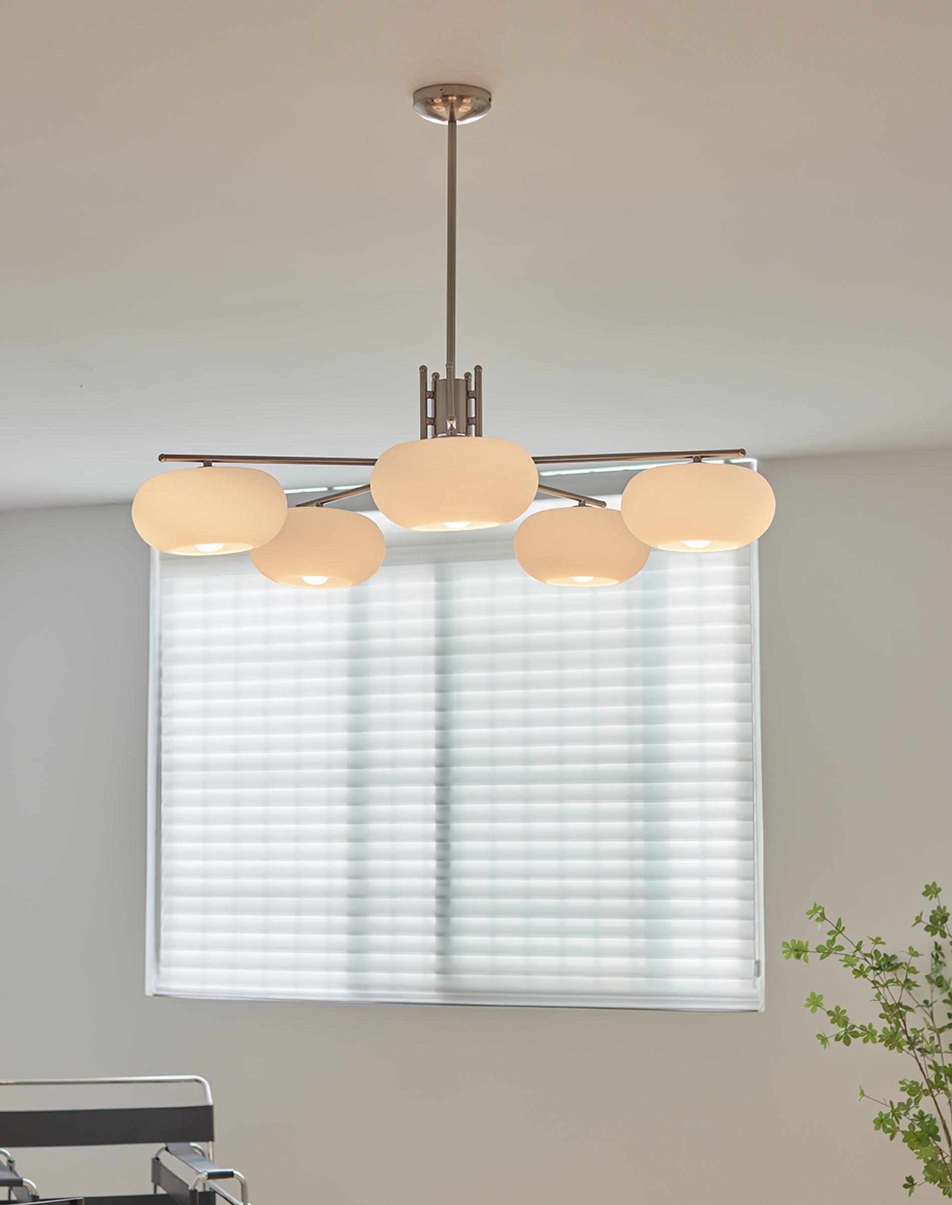 Lustra Chandelier Industriel 5-Luminaires Moderne - Neutralighting