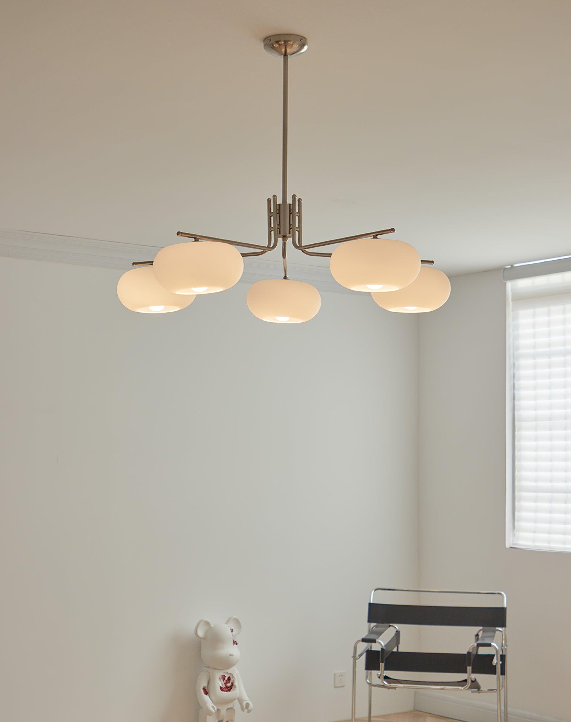 Lustra Chandelier Industriel 5-Luminaires Moderne - Neutralighting