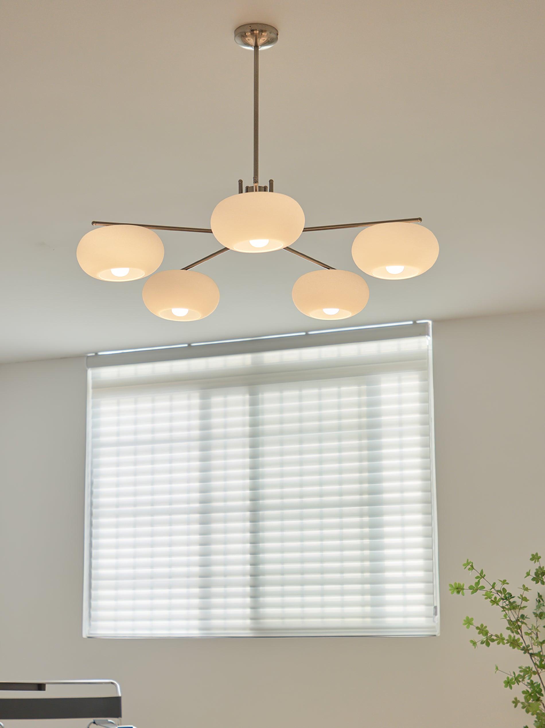 Lustra Chandelier Industriel 5-Luminaires Moderne - Neutralighting