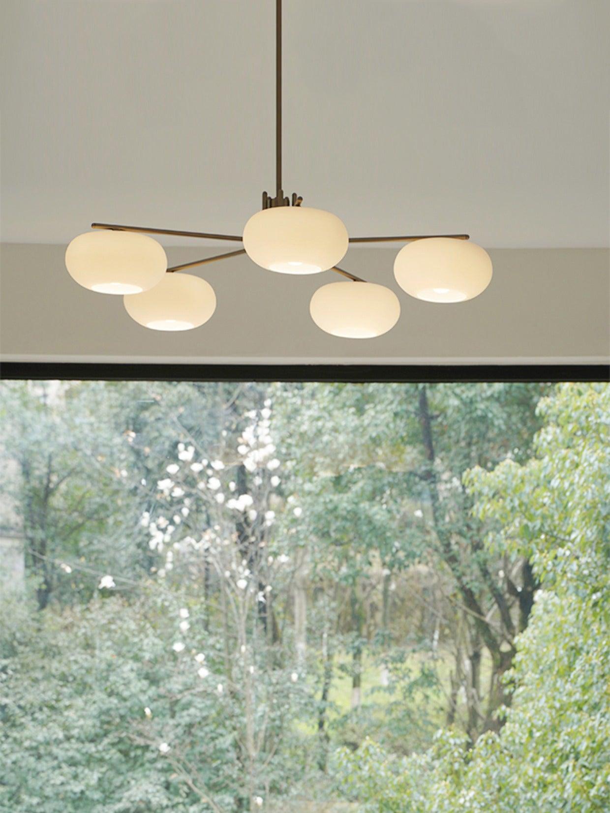 Lustra Chandelier Industriel 5-Luminaires Moderne - Neutralighting