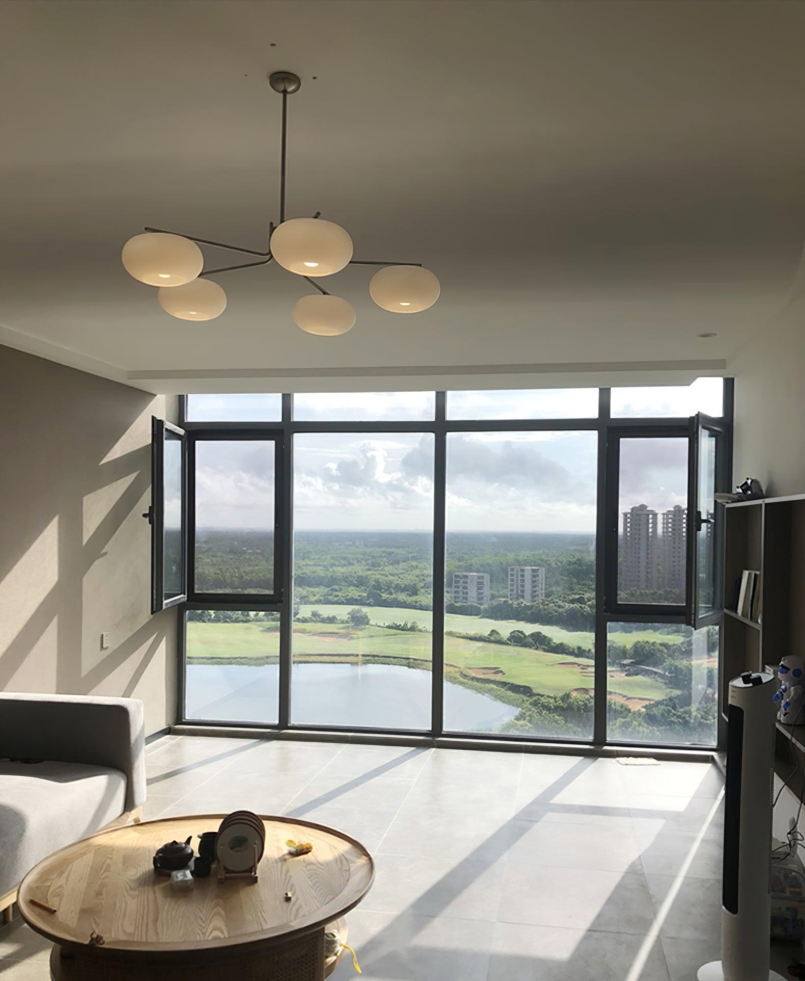 Lustra Chandelier Industriel 5-Luminaires Moderne - Neutralighting